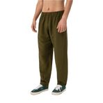 Ayma Active Keten Görünümlü Yazlık Erkek Easy West Pantolon (Haki, S)