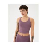 Ayma Active Lila Çapraz Sırt Halter Bluz