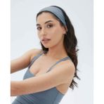 Ayma Active Mavi Ladin Organik Pamuk Basic Yoga, Pilates, Spor, Koşu, Tenis Saç Bandı - Standart