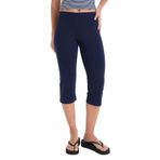Ayma Active Organik Pamuk Normal Bel Mini Kapri Tayt (Indigo, XS)