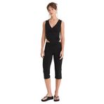 Ayma Active Organik Pamuk Normal Bel Mini Kapri Tayt (Siyah, XS)