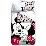 AYMAX S.P.R.L. Mickey & Minnie Mouse Vintage Nevresim Takımı 140 x 200 cm + 63 x 63 cm