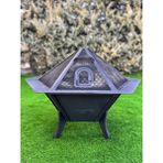 Ayme Outdoorium 84 cm Çelik Ateş Çukuru – Odun/Kömür, Taşınabilir Bahçe Şöminesi
