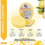 AYMELEK Limon Özlü Süngerli Doğal Güzellik Sabunu Cilt Kırışıklık Önleyici Etkili - Sarı