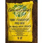 Aymen Çiçekçilik Green World 5 Litre Ithal Çok Amaçlı Bitki Toprağı Torf Cocopeat Pro Mix - Torf Kokopit Özel Karışım Saksı Harcı