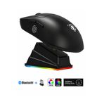 AYMESTORE Kablosuz Oyuncu Mouse RGB – 6400 DPI Ultra Hafif 51gr | Bluetooth+ Mouse Şarj İstasyonlu