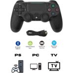 Aymestore Kablosuz Titreşimli Oyun Kolu Joystick Ps4 Kolu Ps Pc Tv Uyumlu
