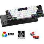 Aymestore T60 V2 Wb Rgb Türkçe Q Red Switch Oyuncu Gaming Klavye 61 Tuş Gaming Oyuncu Klavyesi