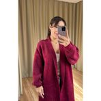 AYMİSS MODA UZUN SAKALLI BORDO HIRKA