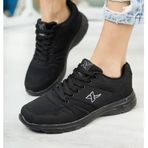 Aymood Siyah Renginde Günlük Unisex Spor Ayakkabı