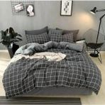 Ayn Home Collection Siyah Ekose Nevresim Takımı - 200 x 220 cm