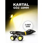 Ayna Altı Kartal Göz LED 2'li - Sarı