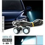 Ayna Altı LED Ayna Altı Cob Aydınlatma LED Eagle Eye 2 Adet Buz Mavi Sağ Sol Takım