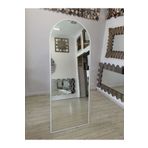 AYNA DENİZİ Matilda Luxury Model Beyaz Renk Metal Çerçeveli Dekoratif Ayaklı Boy Aynası