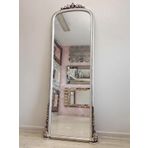 Ayna Denizi Matmazel Great Silver Model Gümüş Renk Dekoratif Boy Aynası