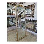 AYNA DENİZİ Matmazel Model Platin Altın Renk Dekoratif Ayaklı Boy Aynası