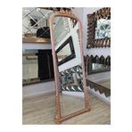 AYNA DENİZİ Matmazel Model Rose Gold Altın Renk Dekoratif Ayaklı Boy Aynası