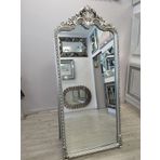 Ayna Denizi Princess Silver Model Gümüş Renk Dekoratif Ayaklı Boy Aynası