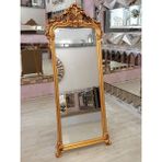 Ayna Denizi Vintage Madam Model Altın Renk Dekoratif Polyester Ayaklı Boy Aynası 67 cm x 167 cm