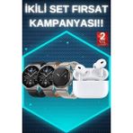 Aynalı Bluetooth Kulaklık Yeni Nesil Akıllı Saat Titreşimli Nabız Ölçer Spor Modları Tdms-0 - Standart - 1 - Renkli