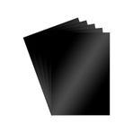 Aynalı Metalik Metalize Fon Kartonu Siyah 50x70cm 10 Adet