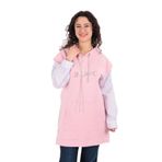 AYNAZ Kadın Kapüşonlu Sweatshirt, Pudra, 36 Beden