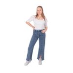 AYNAZ Kadın Wide Leg Jean Pantolon, Normal Bel, Mavi, XL