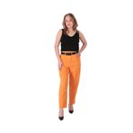 AYNAZ Kadın Wide Leg Pantolon, Oranj, 36 Beden