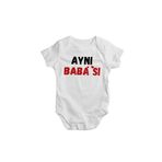 Aynı Amcası Yazılı Baskılı Bebek Zıbını, Yeni Doğan