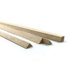 Ayous 6 mm 50 cm Üçgen Ahşap Çıta