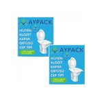 Aypack Klozet Kapak Örtüsü Taşınabilir Cep Tipi 10 Lu (2li paket)