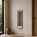 Aypars Atölye MDF çerçeveli Modern Banyo Aynası 120x40 Cm – Minimalist Dekoratif Duvar Aynası Modelleri