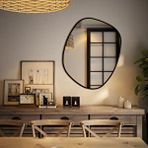 Aypars Atölye Modern Asimetrik Mdf Ayna – 6 Farklı Boy Seçeneği Siyah