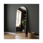 Aypars Atölye Modern Kemer Form Boy Aynası 40X120 cm – Minimalist Ince Gümüş Çerçeveli Dekoratif Duvar Aynası 2026 Trend - 40 x 120 cm