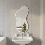 Aypars Atölye Modern Kıvrımlı Form Mdf Ayna – 5 Farklı Boy Seçeneği Siyah