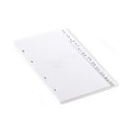 Ayraç A-Z Alfabetik Dar Karton 4906 Beyaz 13X24 cm - Standart