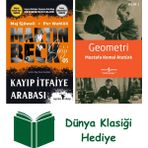 Ayrıksı Kitap Martin Beck Serisi 5 - Kayıp Itfaiye Arabası + Geometri + Dünya Klasiği Hediye - Hayır
