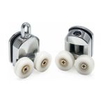 AYRINTISHOP Ayrıntishop Duşakabin Kanallı Rulman Oynar Çiftli Teker 1 Alt 1 Ust - 24mm