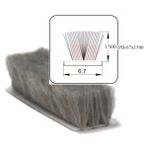 Ayrıntıshop Cam Balkon Kıl Fitil / Sürgülü Kapı Kıl Fitilleri 67X1500 25METRE