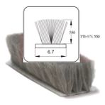 Ayrıntıshop Cam Balkon Kıl Fitil / Sürgülü Kapı Kıl Fitilleri 67X550 25METRE