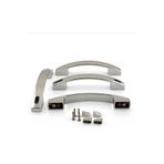AYRINTISHOP Cam Duşakabin Ay Kulp 140Mm 150Mm Veya 160 Mm 2 Kapaklık Ayk-02 Duş Seti Gri Plastik TR Uzun