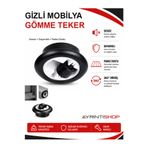 AYRINTISHOP Gömme Mobilya Tekeri Gizli Montajlı Dolap Çekmece Sehpa Masa Tekerlek Seti 1 Adet