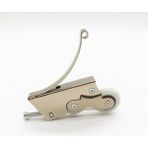 AYRINTISHOP Makrowin Sürgülü Eşiksiz Cam Balkon Çift Tekerlekli Gardırop Dolap Ray Metal Teker Mekanizması 1 Adet