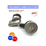 AYRINTISHOP Spa Spor Wc Tuvalet Kabin Mandallı Paslanmaz Kabin Kilitleri 1 Adet