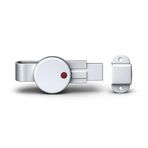 Ayrıntıshop WC Alüminyum Sürgülü Kabin Kapı Kilidi (Kalınlık 12 mm)