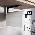 AyrStore 1.5mm Seyyar Gezen Rulo Tutucu Kağıt Havlu Rulo Tutucu,mutfak Rulosu Askısı, Mutfak Kağıt