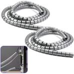 AyrStore 1 mt x 16 mm Spiral Boru Kablo Kanalı Kablo Fiş Düzenleyici Toplayıcı Kordon Kablo