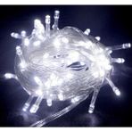 AyrStore 10 M 100 LED Boncuk Lamba Beyaz Işık Şeffaf Kablo Mz-18-11 - Çok Renkli