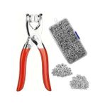 AyrStore ® 100 Adet Paslanmaz Çelik Çıtçıt ve Pense Seti Metal Çıt Çıt Makinesi