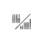 AyrStore 13 Parça Set Izeltaş-Klytek Matkap Bits Uç Vidalama Ucu Düz Yıldız Torx Uç